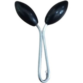 Resim Eşarp Klipsi Başak Model Siyah 1 Adet 