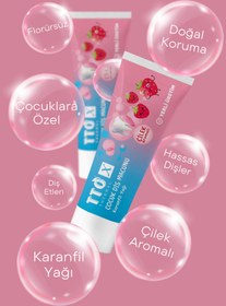 Resim TTO X Çocuk Diş Macunu Çilek Aromalı 50ml 