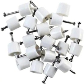 Resim LAÇİNOK TİCARET Çivili Raf Pimi Beyaz ( 1 Paket : 50 Adet ) 