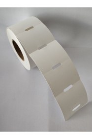 Resim DEHABARKOD 38x50 TERMAL KARTON RAF ETİKETİ ORTADAN DELİKLİ 10 ADET RULO 