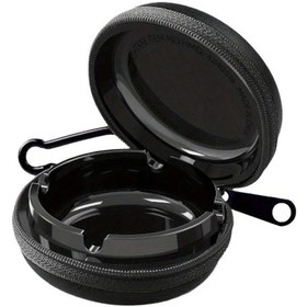 Resim Dashanshop 2024 Yeni Tasınabilir Reçine Küllük Kapaklı Siyah Bisiklet Aksesuarı 