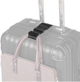 Resim Genel Markalar Siyah Ayarlanabilir 2 Adet Seyahat Valiz Kemeri 