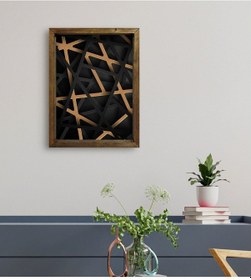 Resim Bk Gift Otel Odası Konseptli Doğal Masif Ahşap Çerçeveli Tablo 45 (551119584) 