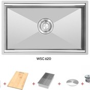 Resim Ukinox Workstatıon Wsc 620 Tezgah Üstü - Tezgaha Sıfır Eviye Set 