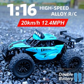 Resim K.K 1:16 2.4G Uzaktan Kumandalı Arabalar, Alaşım Gövde, Daha Büyük Farlar, RC Arabaları Yüksek Hızda 20 Km/sa'ye kadar, Güzel Küçük Kamyonet, Gençler İçin En İyi Oğlan ve Kız Çocukları Noel, Cadılar Bayramı, Şükran Günü Hediyeleri 