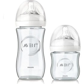 Resim Philips Avent Natural Cam Biberon Seti 2'Li (240 ML + 120 ML) 