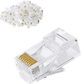 Resim Kaliteli Rj45 Cat5 / Cat5E Ethernet Konnektör Soketi (100 Adet) 