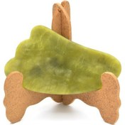 Resim Doğal Yeşim Taşı Gua Sha Yüz Bakımı 