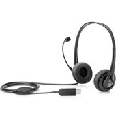 Resim HP T1A67AA Stereo USB Mikrofonlu Kulaklık 