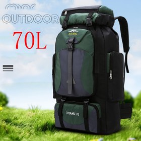 Resim 70L Hafif Oxford Unisex Yürüyüş Sırt Çantası, Ayarlanabilir Askılıklar, Çoklu Bölmeler & Geometrik Tasarım - Kampçılık, Tırmanış, Kurtarma Misyonları için Dayanıklı Outdoor Seyahat Sırt Çantası (Karışık Renkler), Güvenli Fermuar Kapatma, Macera Paketi, Fonksiyonel Paket, Sağlam Yapı, Büyük Kapasiteli Paket, Yürüyen ve Kampçılar İçin 