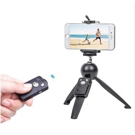 Resim Pdx Kamera ve Telefon İçin Bluetooth Kumandalı Masaüstü Tripod 