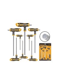 Resim Ingco Endüstriyel 8'Li T Kollu Alyan Anahtar Seti Hhkt8081 