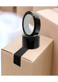 Resim Renkli Siyah Koli Bandı 45x100 Metre 6 Adet 1 Paket 6 