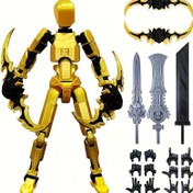 Resim Titans 13 Aksiyon Figür Seti, Hareketli Eklemler ve Silah Aksesuarları ile 3D Baskılı Koleksiyonluk - Masaüstü Sergisi veya Hediye İçin Mükemmel 