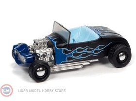 Resim 1:64 Johnny Lightning George Barris The Emperor - Black With Flames 