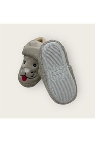 Resim şeker shoes Sevimli Hayvanlar Cırtlı Kaydırmaz Taban Kreş Ev Okul Ayakkabısı Bebek Çocuk Panduf Ev Botu 