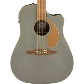 Resim Fender Redondo Player Elektro Akustik Gitar - Natural / Walnut 