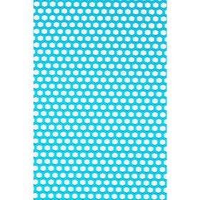 Resim Edükkanım Kaydırmaz Turkuaz Bal Petek Paspas EN:120CM 120 x 90 