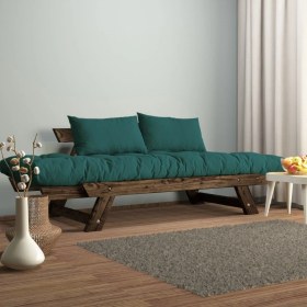 Resim Woodesk Adalar Masif Ceviz-Petrol Renk 2li Kanepe CPT8116-210 