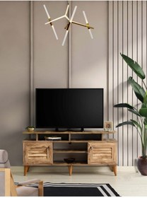 Resim Venüs 110 Cm Panjurlu Raflı Tv Sehpası 