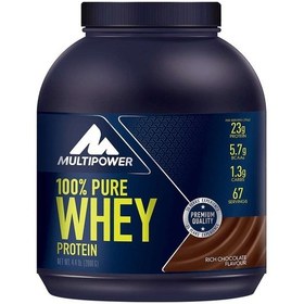 Resim Multipower Pure Whey Protein Tozu 2000Gr 67 Servis Çikolata Aroma 