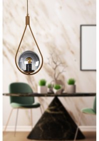 Resim Begüsa Meksika Tekli Eskitme Füme Glop Cam Eskitme - Füme 