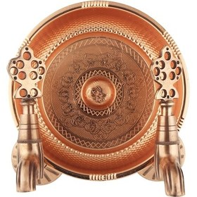 Resim FKN İkili Hamam Taslı Bakır Osmanlı Musluk 