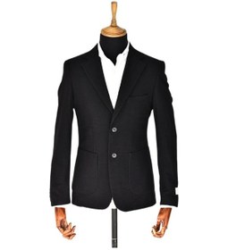 Resim Erkek Tek Spor Ceket Çift Yırtmaçlı Gofre Bgl-st03587 001 