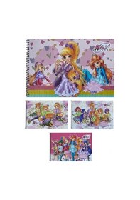 Resim Gıpta Winx Spiralli Resim Defteri Karışık Kapak 25x35 15 Yaprak 