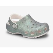 Resim Crocs Classic Irıdescent Glitter Cg T Simli Kız Çocuk Terlik 210985 210985 100 100 Su Yeşili 