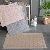 Resim Maxstyle İkat Ayak Havlusu Pudra 50x70 cm 