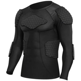 Resim Fochsia Erkek Motosiklet İçlik Üstü Sıkıştırma T-shirt Xl Siyah Nefes Alır Kışlık Spor 