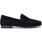 Resim D.leporı Erkek Hakiki Deri Siyah Süet Loafer Ayakkabı 1018 01 Erk Ayk Y24 Nero Suede Çok Renkli 
