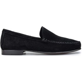 Resim D.leporı Erkek Hakiki Deri Siyah Süet Loafer Ayakkabı 1018 01 Erk Ayk Y24 Nero Suede Çok Renkli 