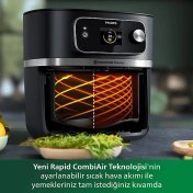 Resim Philips 7000 Serisi Airfryer Combi Xxl Connected -8.3 L, 22 Fonksiyonlu Geniş Hacimli Premium Model+ Luciole Beyaz Lambader 