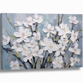 Resim Mutlu Çiçekler - 120x80 ( Çok Satan ) 