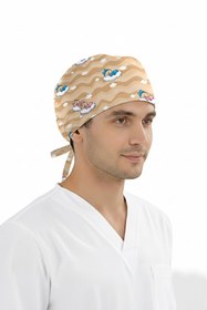 Resim ÇİZGİ MEDİKAL Uykucu Minikler Desenli Bone (Cotton Likra Kumaş) 