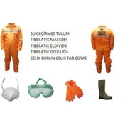 Resim Tıbbi Atık Toplama Seti Su Geçirmez 