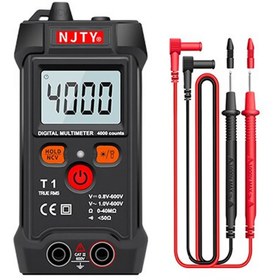 Resim Alkatronik Njty T1 Dijital Multimetre True Rms Ncv 600v Mini Cep El Tipi Voltmetre 
