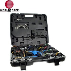 Resim Worldforce 28 Parça Profesyonel Radyatör Su Kaçak Test Kiti 
