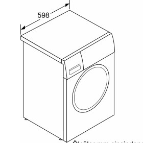 Resim Bosch WGA142X1TR 9 kg 1200 Devir Çamaşır Makinesi 