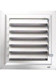 Resim Made 55x55 Cm Banyo Wc Havalandırma Menfezi Panjur Krom 