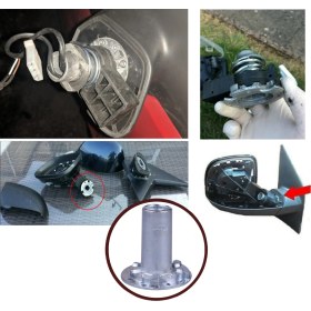 Resim Bross Otomotiv BGE30 VW Transporter T5 T6 Amarok Audi Q7 İçin Yan Dikiz Ayna Bağlantı Demiri 7E1857000 