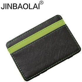 Resim Kredi Bankası Kartvizitlik Mini Erkek Kadın Cüzdan Ince Erkek Kadın Bayanlar Küçük Çanta Para Çantası Kart Sahibi Wolet Ayrıştırma Çok Renkli 