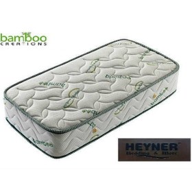 Resim Heyner Bamboo Ortopedik Yaylı Yatak Bebek Yatağı 60 x 100 CM 