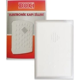Resim Boçi 220 Volt Dingdong Kapı Zili PİL DESTEKLİ ÇALIŞIR 