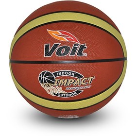 Resim Voit Impact N5 Kahve Beyaz Basketbol Topu Voit