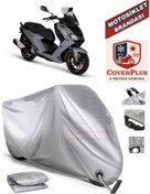 Resim MotoEn Gri Kilit Uyumlu Motor Brandası Peugeot Pulsion 125 Motosiklet Branda Örtü Çadır (MotoEN) 