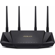 Resim Asus RT-AX58U WIFI6 Dual Band Extendable Router-AX3000-4G 5G Mobile Tethering-AiProtection 