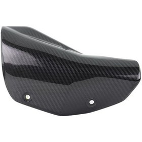Resim Synodicmonth Yamaha R1 R3 R25 İçin Motosiklet Egzoz Susturucu Karbon Fiber Koruyucu Kaçış Isı Kalkanı Kapağı Koruyucu 